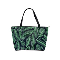 Coconut Leaves Summer Green Shoulder Handbags by Mariart