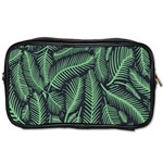 Coconut Leaves Summer Green Toiletries Bags Front