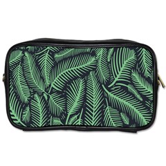 Coconut Leaves Summer Green Toiletries Bags 2-side by Mariart