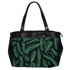 Coconut Leaves Summer Green Office Handbags