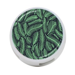 Coconut Leaves Summer Green 4-port Usb Hub (one Side) by Mariart