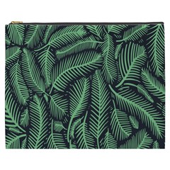 Coconut Leaves Summer Green Cosmetic Bag (xxxl) 