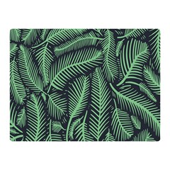 Coconut Leaves Summer Green Double Sided Flano Blanket (mini)  by Mariart