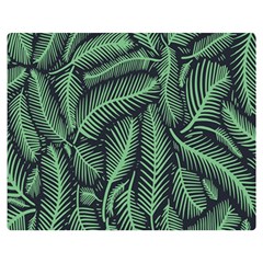 Coconut Leaves Summer Green Double Sided Flano Blanket (medium)  by Mariart