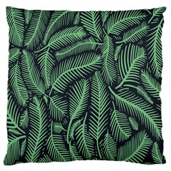 Coconut Leaves Summer Green Standard Flano Cushion Case (one Side)