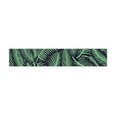 Coconut Leaves Summer Green Flano Scarf (mini)