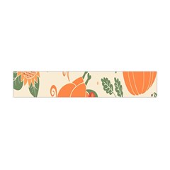 Happy Thanksgiving Chicken Bird Flower Floral Pumpkin Sunflower Flano Scarf (mini) by Mariart