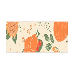 Happy Thanksgiving Chicken Bird Flower Floral Pumpkin Sunflower Yoga Headband