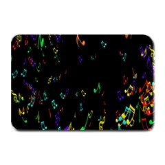 Colorful Music Notes Rainbow Plate Mats