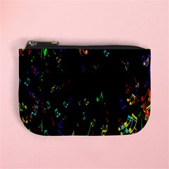 Colorful Music Notes Rainbow Mini Coin Purses by Mariart