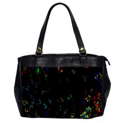 Colorful Music Notes Rainbow Office Handbags by Mariart