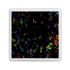 Colorful Music Notes Rainbow Memory Card Reader (square)  by Mariart