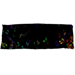 Colorful Music Notes Rainbow Body Pillow Case Dakimakura (two Sides)