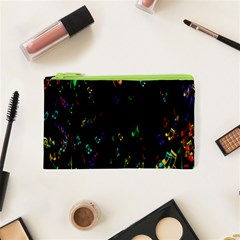 Colorful Music Notes Rainbow Cosmetic Bag (xs) by Mariart