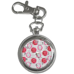 Fruit Patterns Bouffants Broken Hearts Dragon Polka Dots Red Black Key Chain Watches