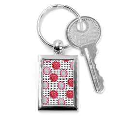 Fruit Patterns Bouffants Broken Hearts Dragon Polka Dots Red Black Key Chains (rectangle) 