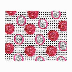 Fruit Patterns Bouffants Broken Hearts Dragon Polka Dots Red Black Small Glasses Cloth by Mariart