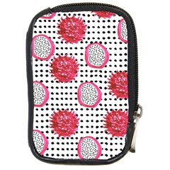 Fruit Patterns Bouffants Broken Hearts Dragon Polka Dots Red Black Compact Camera Cases