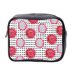 Fruit Patterns Bouffants Broken Hearts Dragon Polka Dots Red Black Mini Toiletries Bag 2-side by Mariart