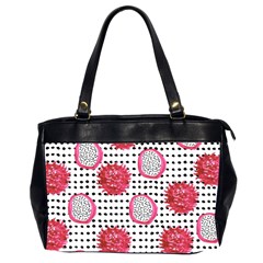 Fruit Patterns Bouffants Broken Hearts Dragon Polka Dots Red Black Office Handbags (2 Sides) 