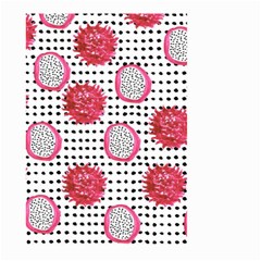 Fruit Patterns Bouffants Broken Hearts Dragon Polka Dots Red Black Large Garden Flag (two Sides)