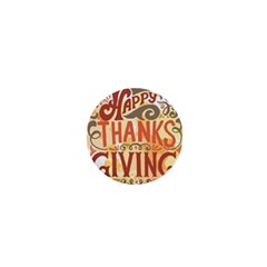 Happy Thanksgiving Sign 1  Mini Magnets by Mariart