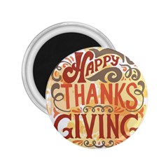 Happy Thanksgiving Sign 2 25  Magnets by Mariart