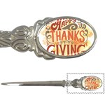 Happy Thanksgiving Sign Letter Openers Front