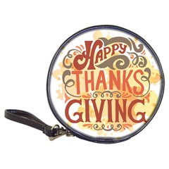 Happy Thanksgiving Sign Classic 20-cd Wallets by Mariart