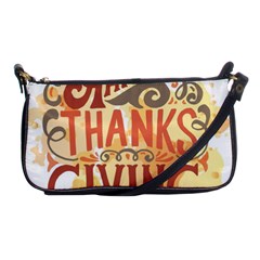 Happy Thanksgiving Sign Shoulder Clutch Bags