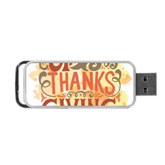 Happy Thanksgiving Sign Portable Usb Flash (two Sides)