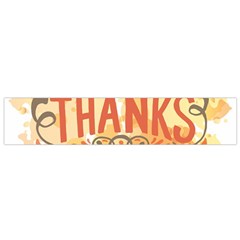 Happy Thanksgiving Sign Flano Scarf (small) by Mariart