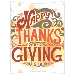 Happy Thanksgiving Sign Back Support Cushion by Mariart