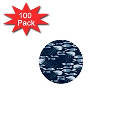 Jellyfish Fish Cartoon Sea Seaworld 1  Mini Buttons (100 Pack)  by Mariart