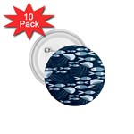 Jellyfish Fish Cartoon Sea Seaworld 1.75  Buttons (10 pack) Front