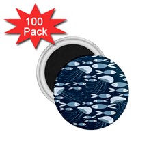 Jellyfish Fish Cartoon Sea Seaworld 1 75  Magnets (100 Pack)  by Mariart