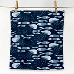 Jellyfish Fish Cartoon Sea Seaworld Face Towel Front