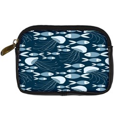 Jellyfish Fish Cartoon Sea Seaworld Digital Camera Cases by Mariart