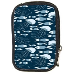 Jellyfish Fish Cartoon Sea Seaworld Compact Camera Cases by Mariart