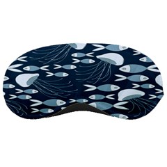 Jellyfish Fish Cartoon Sea Seaworld Sleeping Masks by Mariart