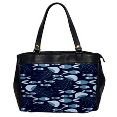 Jellyfish Fish Cartoon Sea Seaworld Office Handbags by Mariart