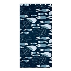 Jellyfish Fish Cartoon Sea Seaworld Shower Curtain 36  X 72  (stall)  by Mariart