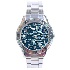 Jellyfish Fish Cartoon Sea Seaworld Stainless Steel Analogue Watch