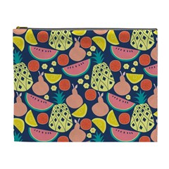 Fruit Pineapple Watermelon Orange Tomato Fruits Cosmetic Bag (xl) by Mariart