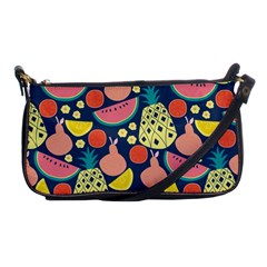 Fruit Pineapple Watermelon Orange Tomato Fruits Shoulder Clutch Bags by Mariart