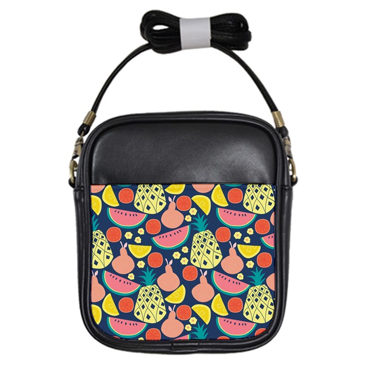 Fruit Pineapple Watermelon Orange Tomato Fruits Girls Sling Bags