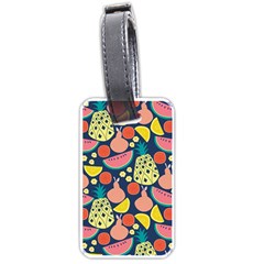 Fruit Pineapple Watermelon Orange Tomato Fruits Luggage Tags (one Side)  by Mariart