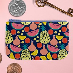 Fruit Pineapple Watermelon Orange Tomato Fruits Large Coin Purse