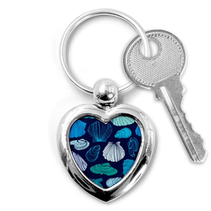 Mega Menu Seashells Key Chains (Heart) 