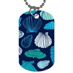 Mega Menu Seashells Dog Tag (Two Sides) Front